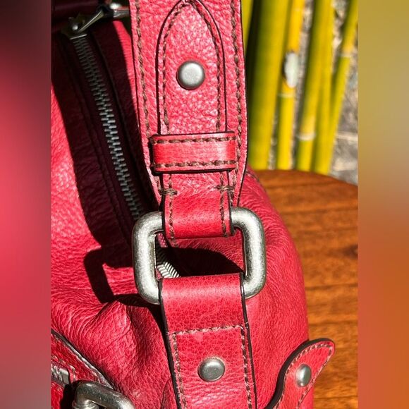 FOSSIL Vintage red bag 🔥 excellent condition 🔥 beautiful 🔥 - Picture 8 of 12